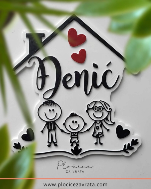 Maneo Plocica za vrata Family